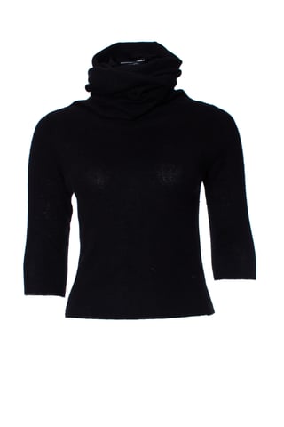 Joseph, cashmere top with extra long turtleneck.