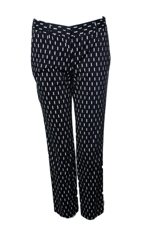Prada, black graphic printed pantalon
