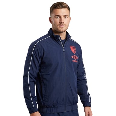Umbro Mens AFC Bournemouth Regular Track Jacket (Peacoat)