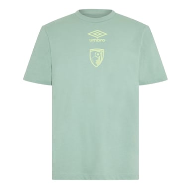 Umbro Mens AFC Bournemouth T-Shirt (Green Bay)
