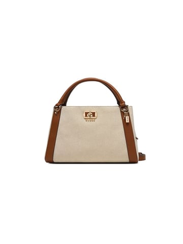 Guess Satchel Bag Natural/Cognac
