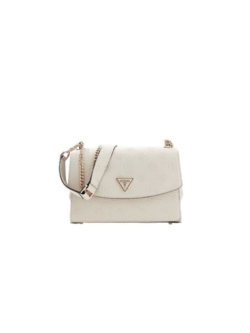 Guess Crossbody Bag Off White Logo