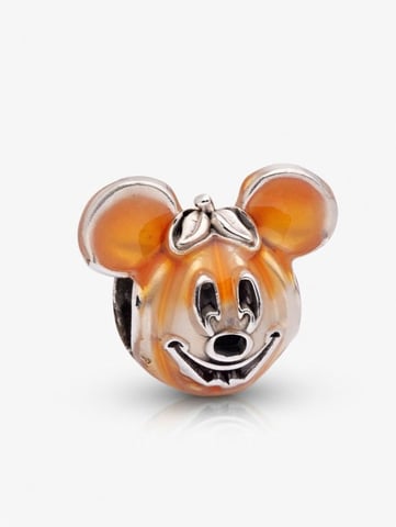 Pandora Charm Orange/Silver