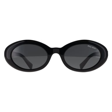 Miu Miu Oval Womens Black Dark Grey MU09S