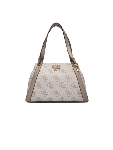 Guess Shoulder Bag Dark Taupe Logo
