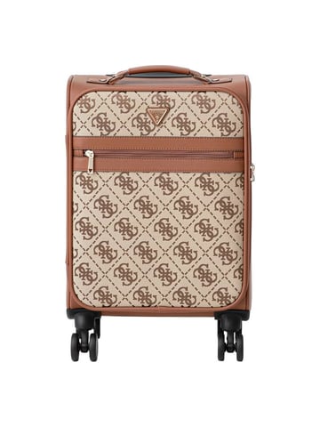 Guess Travel Bag Cognac Logo