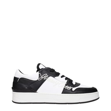 Jimmy Choo Black Leather Sneakers