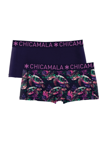 Chicamala Girls' Boxer Shorts - 2-Pack - Girls' Underwear
