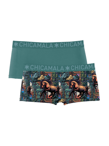 Chicamala Girls' Boxer Shorts - 2-Pack - Girls' Underwear