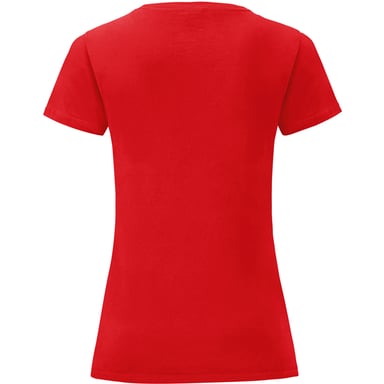 Fruit Of The Vrouwen / Dames Iconische T-Shirt (Rood)