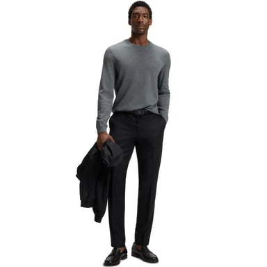 Hugo Boss Mens Leno-P Jumper (Medium Grey)