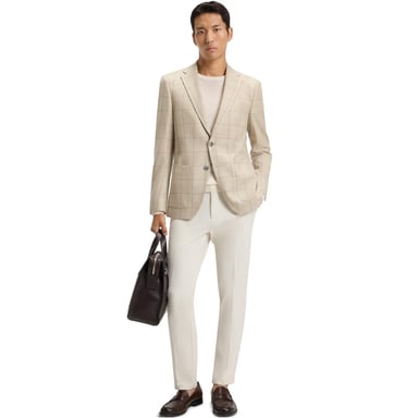 Hugo Boss Mens Leno-P Jumper (White)
