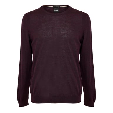 Hugo Boss Mens Leno-P Jumper (Maroon)