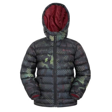 Mountain Warehouse Childrens/Kids Seasons Watercolour Padded Jacket (Jet Black)