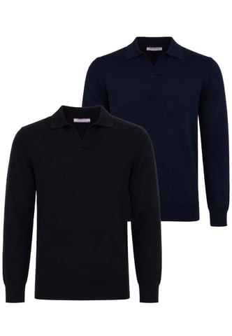 Pullover Polo Collar Pullover Pack Of 2