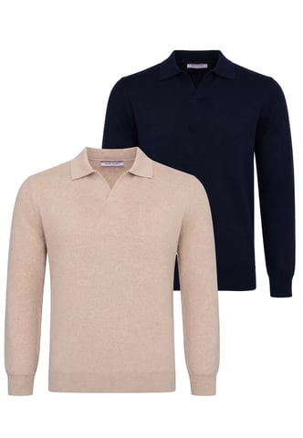 Pullover Polo Collar Pullover Pack Of 2