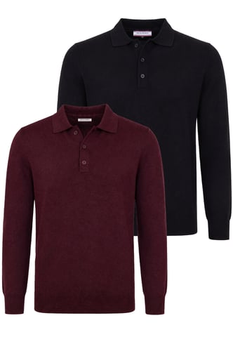 Pullover Polo Collar Pullover Pack Of 2