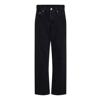 Levis Womens/Ladies 501 Cropped Jeans (Lunar Black)