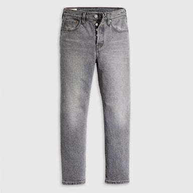 Levis Womens/Ladies 501 Cropped Jeans (Hit The Road)