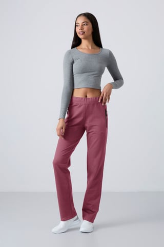 Women's Straight-leg Fleece Sweatpants