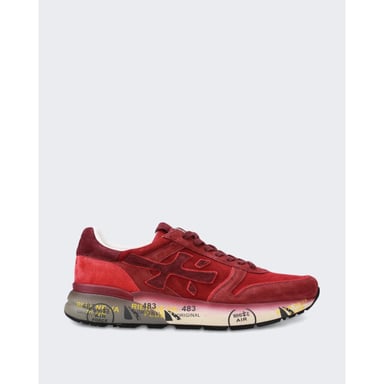 Premiata Heren leren sneaker met vetersluiting