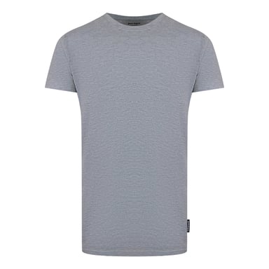 Short Sleeve Stretchy T-shirt in Silver