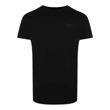 Short Sleeve Stretchy T-shirt in Black