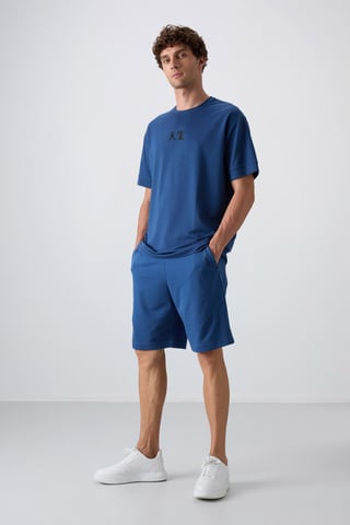 Men's Cotton-Blend Shorts