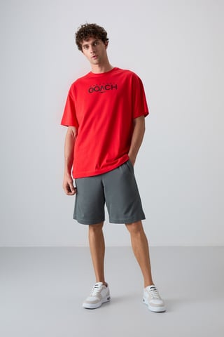 Men's Cotton-Blend Shorts