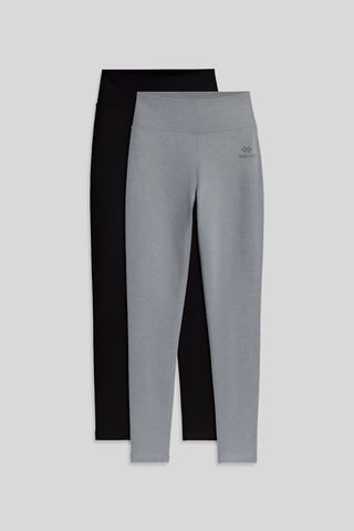 High-Waist Cotton-Lycra Jersey Leggings