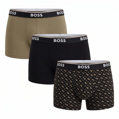 Pack med 3 Herrers Elastiska Bomullsboxer 50554443