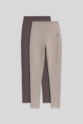 High-Waist Cotton-Lycra Jersey Leggings