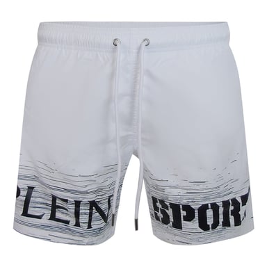 Shade Logo Boardshort Swim Shorts in White