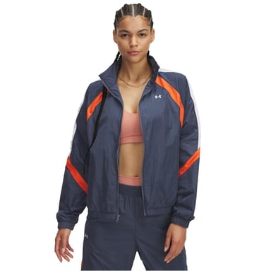 Under Armour Womens/Ladies Icon Crinkle Jacket (Grey)