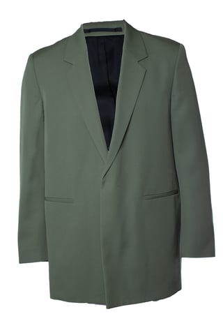 Jil Sander, green blazer jacket