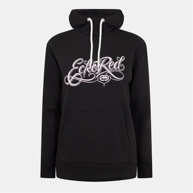 Ecko Womens/Ladies Scarlett Lettering Regular Hoodie (Black)