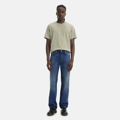 Levis Mens 501 Original Crash Courses Jeans (Blue)