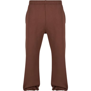 Urban Classics Mens Fluffy Plain Jogging Bottoms (Chocolate Brown)