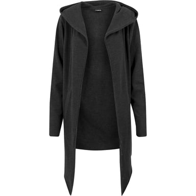 Urban Classics Mens Open Edge Long Cardigan (Charcoal)