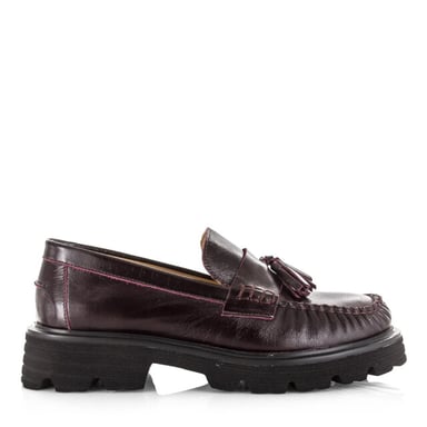 Babouche Bizou loafers bordo loafers dames