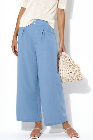 Women's High-waist Wide-leg Trousers