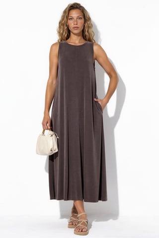 Sleeveless Maxi Jersey Dress