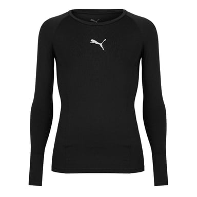 Puma Mens Liga Long-Sleeved T-Shirt (Black)