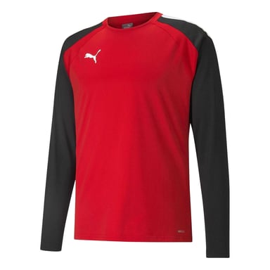 Puma Mens TeamLIGA Long-Sleeved T-Shirt (Red/Black)