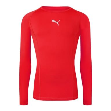 Puma Mens Liga Long-Sleeved T-Shirt (Red)