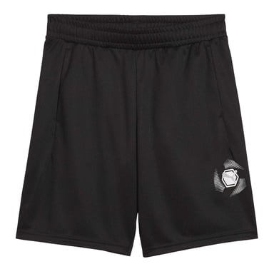 Puma Shorts för barn med aktivt grafiskt tryck och resår i midjan (Puma Black)