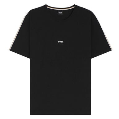 Boss Mens Logo Polycotton Regular T-Shirt (Black)