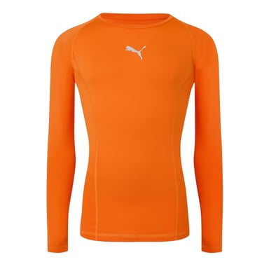 Puma Mens Liga Long-Sleeved T-Shirt (Orange)
