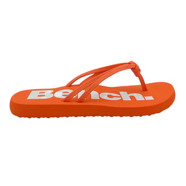 Bench Womens/Ladies Invisia Logo Flat Sandals (Coral)