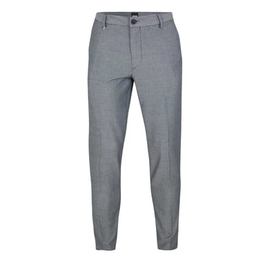 Boss Mens Kane Plain Straight Leg Trousers (Dark Blue)